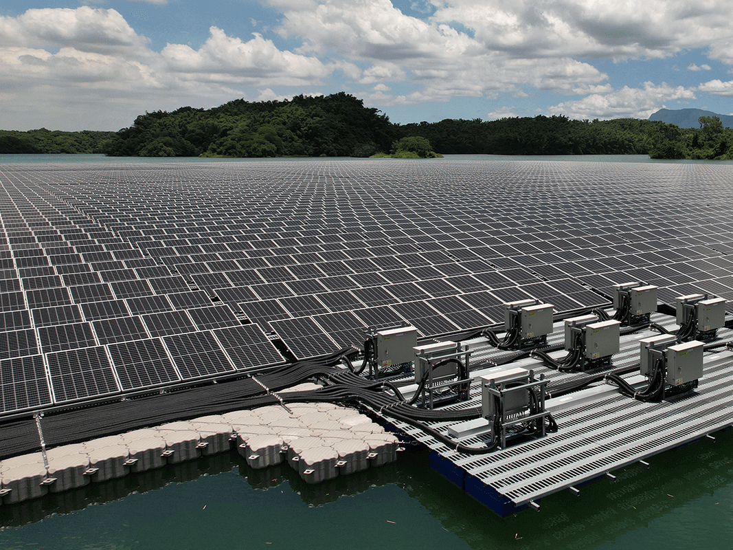 Instalación fotovoltaica flotante