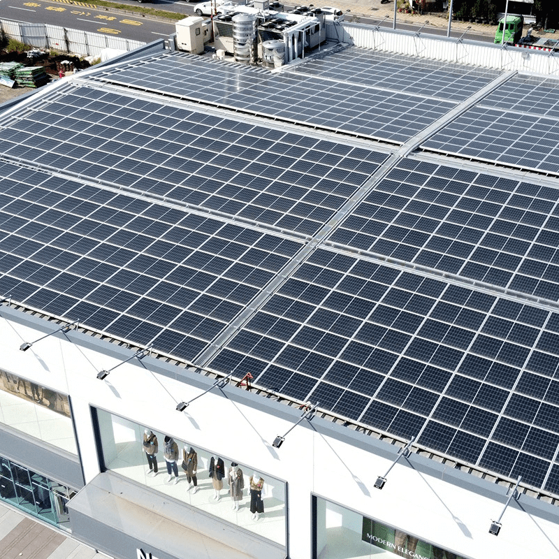 Photovoltaik für Gewerbe-Dächer
