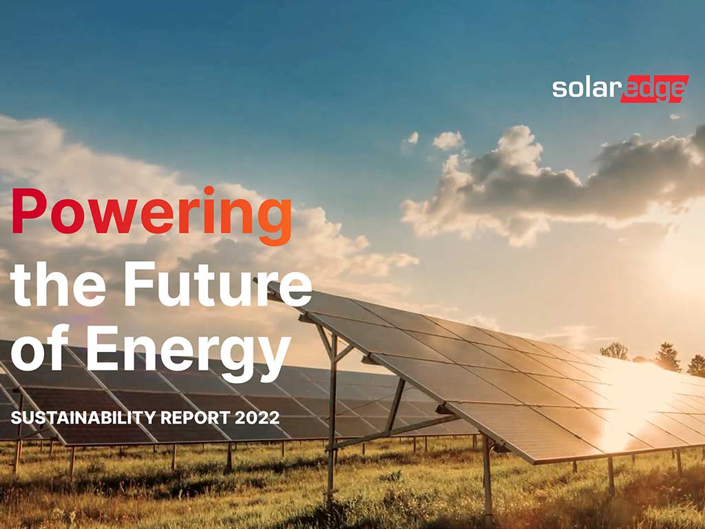 SolarEdge Sustainability Report 2022