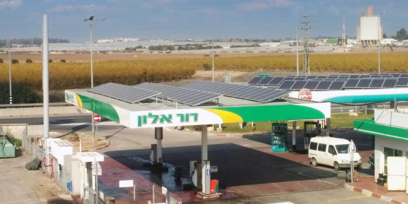 Stacje benzynowe Dor Alon z komercyjnym rozwiązaniem fotowoltaicznym SolarEdge