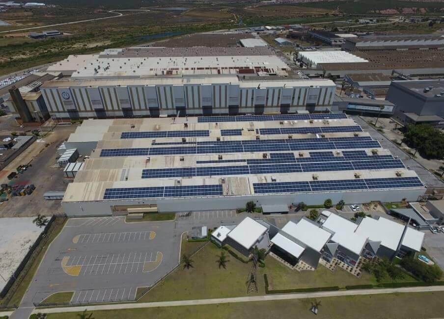 Volkswagen Group Uitenhage South Africa / PV Industrial rooftops