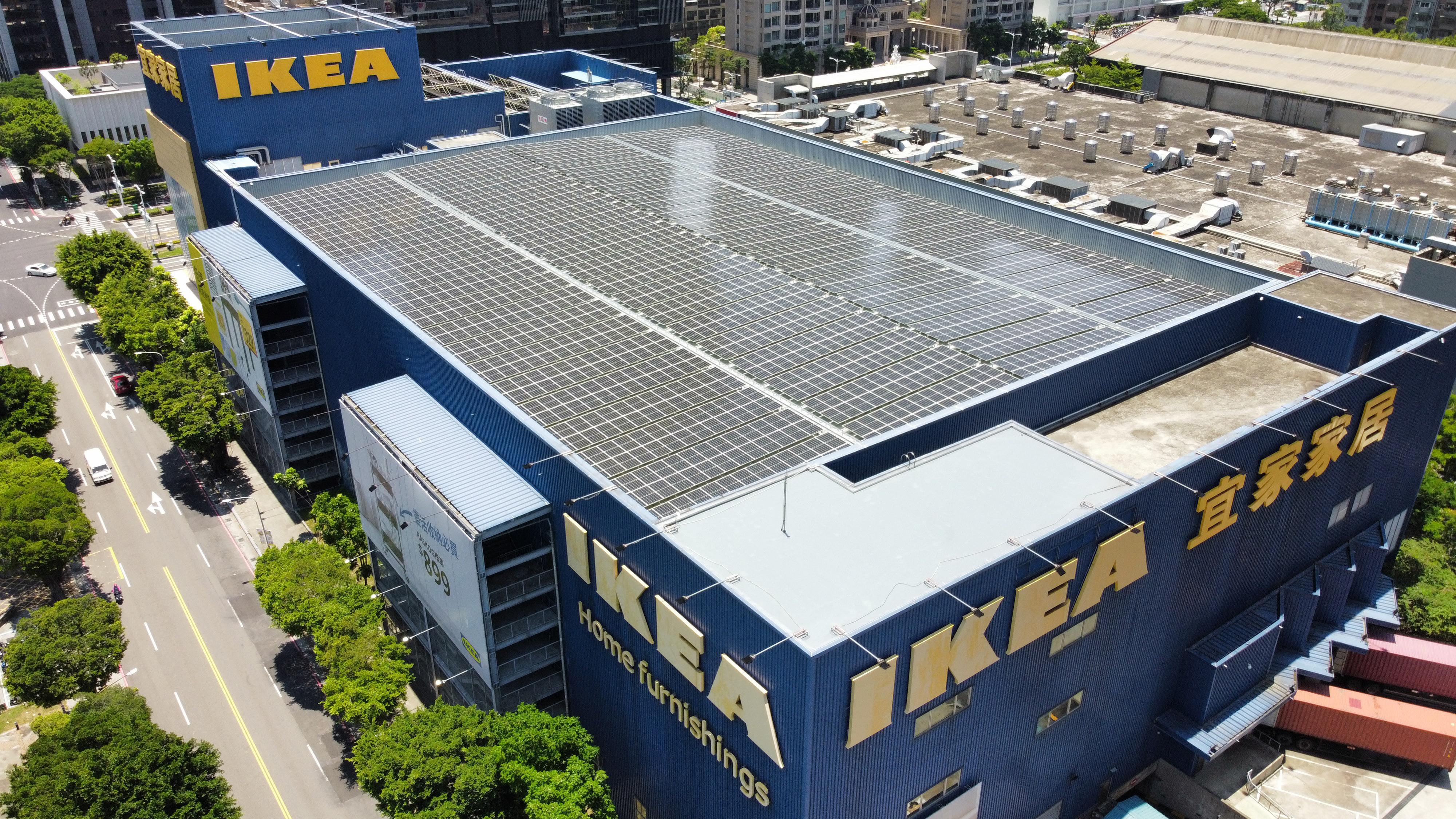 商業大樓屋頂太陽能系統