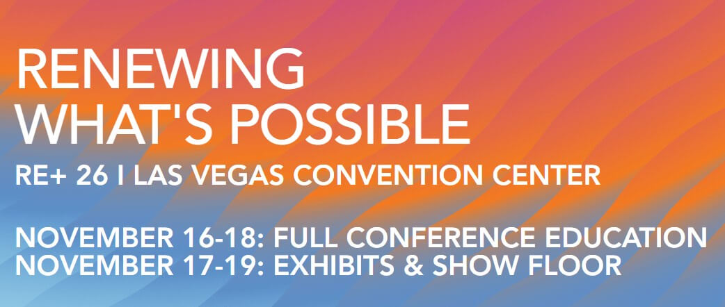 RE+ Las Vegas Banner 