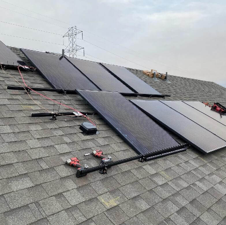 Residential Rooftop Solar Installation