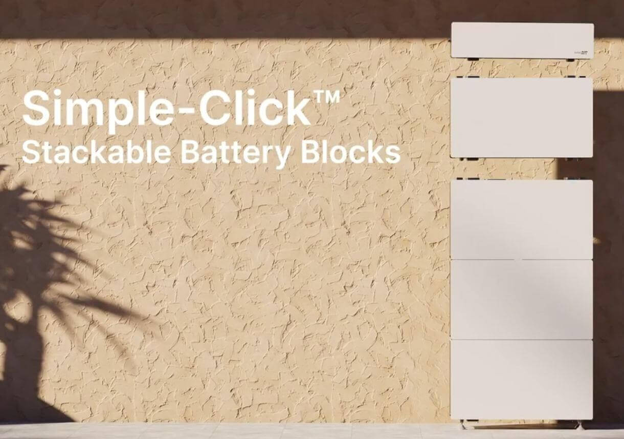 It all just clicks into place- SolarEdge Nexis battery